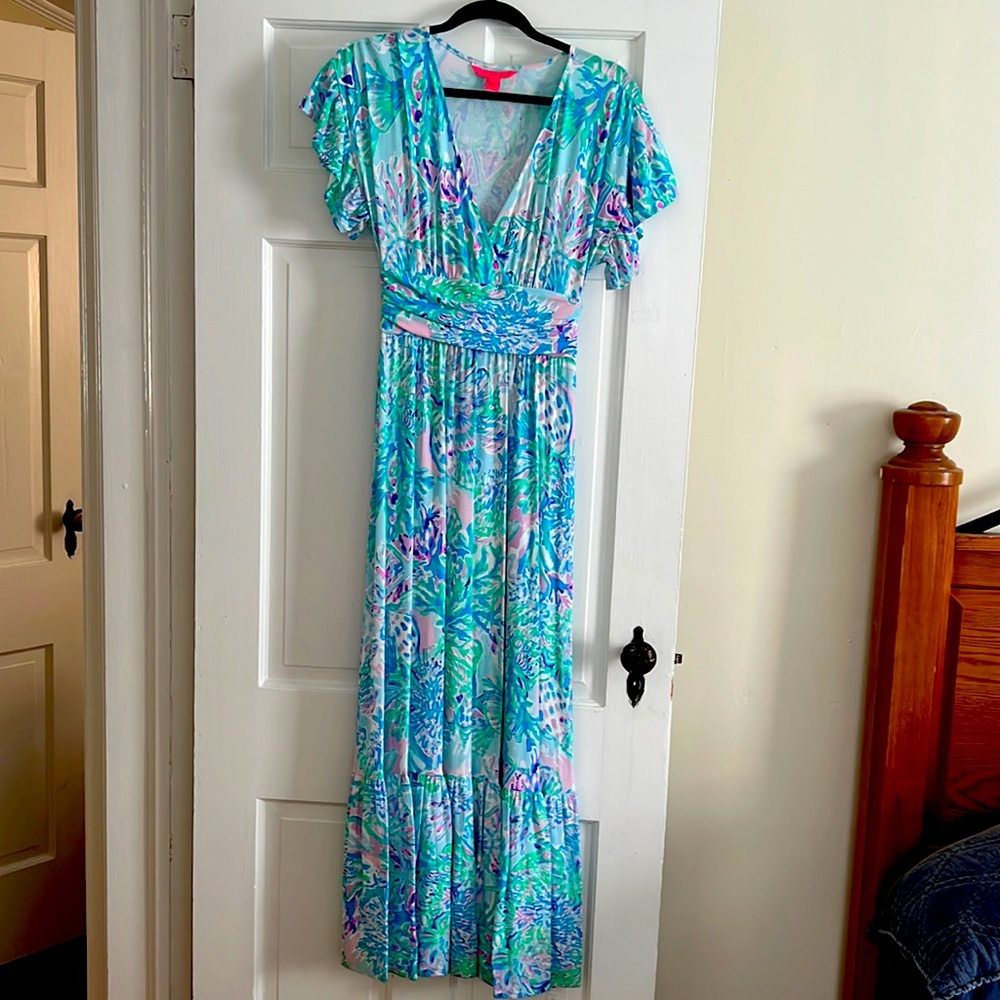 Lilly Pulitzer floor length dress